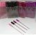 Kit com 50 Escovas De Cílios E Sobrancelha Descartáveis com Glitter - Imagem 1