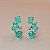 EARCUFF OVAL VERDE - Imagem 1