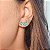 EARCUFF OVAL VERDE - Imagem 2