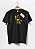 Camiseta Orixá Iemanjá Dourada Axé em Preto - Imagem 1