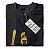 Camiseta Orixá Ogum Dourado Axé em Preto - Imagem 2