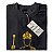 Camiseta Orixá Oxalá Dourado Axé em Preto - Imagem 2