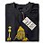 Camiseta Orixá Xapanã Dourado Axé em Preto - Imagem 2