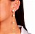 Brinco Ear Jacket Longo em Pérolas - Imagem 3