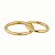 Par De Alianças Casamento Noivado Modelo Bold Fio Redondo De Ouro 18k - 8 Gramas - Imagem 3