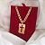 Pingente Masculino Placa Com Crucifixo Vazado de Ouro 18k - 3,8 Gramas - Imagem 2