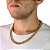 Corrente Masculina Elos Grumet de Ouro 18k 44 Gramas Comprimento 60cm - Imagem 4