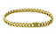 Pulseira Elos Grumet de Ouro 18k com 10 Gramas - Largura de 7mm. - Imagem 1