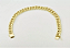 Pulseira Elos Grumet de Ouro 18k com 10 Gramas - Largura de 7mm. - Imagem 3