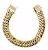 Pulseira Grumet Dupla de Ouro 18k com 25 Gramas - Largura de 14,5mm - Imagem 1
