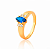 Anel de formatura Feminino Delicado de Ouro 18k - Cód. 0533 - Imagem 5