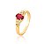 Anel de formatura Feminino Delicado de Ouro 18k - Cód. 1659 - Imagem 2