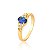 Anel de formatura Feminino Delicado de Ouro 18k - Cód. 1659 - Imagem 1