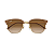 Óculos Sol Ray-ban New Clubmaster Nude Marrom Metal Rb4416 - Imagem 6