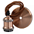PENDENTE ALUMINIO E27 BRONZE - Imagem 1