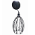PENDENTE BARRIL TRACADO PRETO COD:05 JUNNE'S - Imagem 1