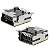Conector Mini USB Fêmea PCI - 5 pinos - Imagem 2