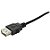 Cabo Extensor USB 2.0 Macho x Fêmea 1,8 metros Preto - Imagem 4