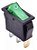 Chave Gangorra Liga e Desliga - KCD3-102 - Verde com LED - Imagem 1