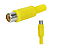 Jack RCA  plastico - Amarelo - Imagem 1