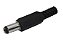 Plug P4 Macho 2,1mm x 5,5mm - Imagem 1