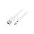 Cabo Mobile Micro USB USB A Macho 5GB Flat 1,20 metro Branco - Imagem 3