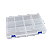 Caixa Plástica Organizadora - 10 divisórias 30x20x6,0cm - Imagem 1