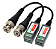 Video Balun Par Transmissor Receptor BNC UTP CFTV - Imagem 1