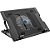Base para Notebook até 17 Polegadas Preto Ergonômico com Led Azul 1 Cooler + 2 Porta USB Multilaser - AC166 - AC166 - Imagem 1