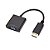 Conversor DisplayPort Macho para VGA Fêmea Preto JC-CB-DVGA F3 - 621 - com Cabo de 19cm - 621 - Imagem 1