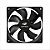 Cooler C3Tech 80x80x25 12V com Rolamento Preto - F7-MB10BK - F7-MB10BK - Imagem 2