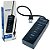Hub USB 3.0 4 Portas Preto Exbom - 3780 - 3780 - Imagem 2