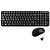 Kit Teclado + Mouse sem Fio Multimídia Multilaser 1000dpi Preto - TC183 - TC183 - Imagem 1