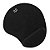 Mouse Pad Gel com Apoio de Punho Preto 19,5mmx23,5mm Multilaser - AC024 - Vendido Unitário - AC024 - Imagem 1