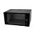 Mini-Rack Parede 5U x 350mm 19 Polegadas Preto Visor Acrílico GForce - 475 - 475 - Imagem 2