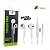 Fone de Ouvido Auricular com Microfone com Plug P2 Branco X-Cell XC-F-04 - XC-F-04-B - Imagem 2
