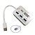 Hub USB 3.0 3 Portas + Leitor de Cartão F3 - 602 - 602 - Imagem 1