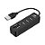 Hub USB 2.0 3 Portas + Leitor Micro SD + SD C3tech Preto - HU-L200BK - HU-L200BK - Imagem 3