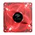 Cooler Pixxo G-Fire 80X80X25 12V Led Vermelho - EW0408-E - EW0408-E - Imagem 1