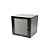Mini-Rack Parede 8U x 470mm 19 Polegadas Preto Visor Acrílico GForce - 768 - 768 - Imagem 2