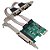Placa PCI-E 2 Seriais + Paralelo Low Profile F3 - 143 - 143 - Imagem 3