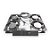 Cooler Mini-Rack com 4 Ventiladores Preto Fibra Metal - KIT4VENT - KIT4VENT - Imagem 2