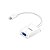 Conversor Mini DisplayPort Macho para VGA Fêmea Branco Comtac - 22149283 - com Cabo de 0,15cm - 22149283 - Imagem 3