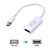 Conversor Mini DisplayPort Macho para HDMI Fêmea Branco F3 - 259 - com Cabo de 15cm - 259 - Imagem 1