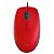 Mouse USB Logitech M110 Silent 1000 Dpi Vermelho - 910-006755-V - 910-006755-V - Imagem 3