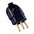 Plug Macho Tramontina 3 Pinos Redondo 10 Amperes Preto - 57403/003 - Unitário - 57403/003 - Imagem 1