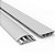 Canaleta Piso Enerbras Barra 2 Metros 52x14mm Cinza 371/2-ECZ - Vendido Unitário - 371/2-ECZ - Imagem 3