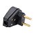 Plug Macho Angular Tramontina 2 Pinos Redondo 10A Preto - 57403/008 - Unitário - 57403/008 - Imagem 1