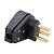 Plug Macho Angular Tramontina 3 Pinos Redondo 10 Amperes Preto - 57403/010 - Unitário - 57403/010 - Imagem 3