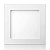 Luminária Plafon 12W LED 6500k Quadrado 172x172x25mm de Embutir Bivolt Elgin - 48D12WEQB000 - 48D12WEQB000 - Imagem 1
